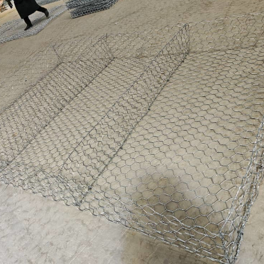 Grillage en fil d'acier galvanisé pour gabions 60x80mm pour le contrôle de l'érosion et les murs de soutènement
