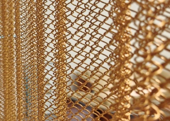 Designer Series Stainless Steel Wire Mesh for Artistic Decoration and Space Division