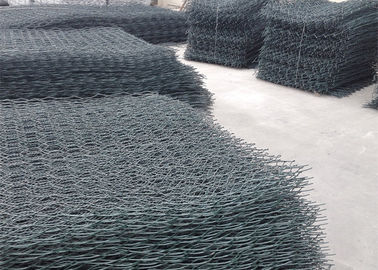 PVC hexagonal Gabion enduit diamètre de fil de 2,0 - 5,0 limètres ISO9001 approuvé