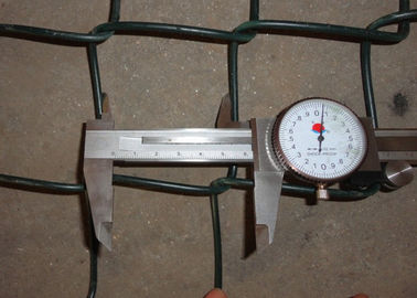 Résistance à la corrosion de maille de barrière de maillon de chaîne en métal de terrain de jeu facile à installer