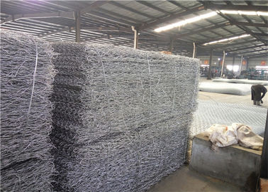 Boîte de cage en gabions en fil galvanisé de résistance à la traction de 0,6m à 0,9m
