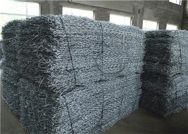 100 mmx120 mm taille de la maille paniers en gabion revêtus de zinc pour la protection des berges