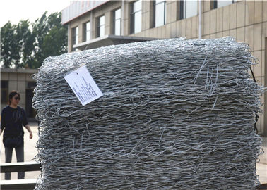 Coffret en gabion pour aménagement paysager, boîte en treillis métallique hexagonal galvanisé à usage décoratif et structurel