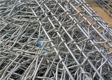 Paniers galvanisés de Gabion d'immersion chaude, remblai de haute résistance de protection d'inondation