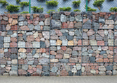 La couleur argentée a soudé la place de matelas de Gabions de grillage/forme ronde