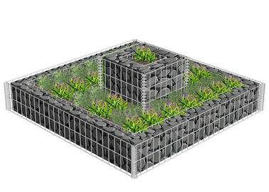 Maillage de soudure écologique Gabions, anti boîte de planteur de Gabion de corrosion la cour