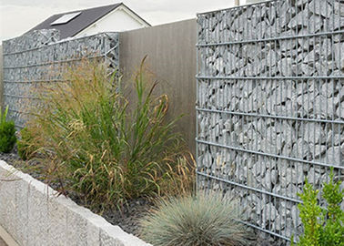 Forme plongée chaude de perforation rectangulaire de Gabions de maillage de soudure pour le revêtement architectural