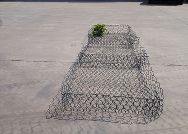 Matelas enduit de Gabion de double de diaphragme de PVC Gabion PE enduit de paniers