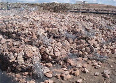 Le mur provisoire de roche de Gabion de protection d'inondation met en cage la résistance à la traction de 380 MPA