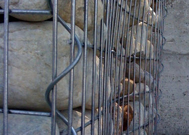 Galfan a enduit les paniers en acier de Gabion aménageant la structure en parc rigide de haute résistance