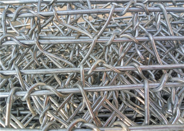 Le grillage renforcé de Gabion/a galvanisé le panier de mur taille de trou de 60 * 80 limètres