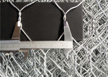 Le grillage renforcé de Gabion/a galvanisé le panier de mur taille de trou de 60 * 80 limètres