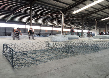 Rivière bloquant Gabions et PVC de matelas de  enduit facilement assemblé