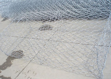 Galfan a enduit des paniers de Gabion en métal, installation facile tissée de paniers de Gabion