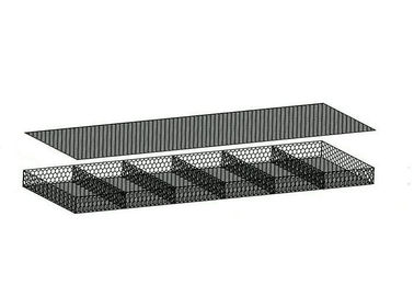 Matelas hexagonaux de Gabions tordus par double et de  taille de 60 * 80 limètres