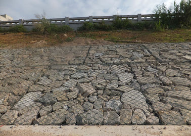 Le matelas de  Gabion de contrôle d'érosion/PVC tissé de Gabions de maille a enduit