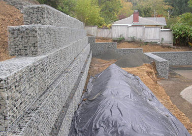 Paniers architecturaux de Gabion de mur de soutènement, cages de roche de Gabion d'acier doux