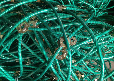 Couleur d'argent de maille de corde de spirale d'araignée de fabrication de protection de Rockfall d'armure de sergé