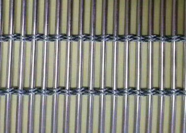 Panneaux décoratifs tissés de barrière de grillage pour le diamètre de fil de l'architecture 0.2mm-4mm