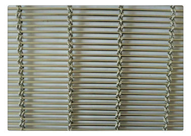 Panneaux décoratifs tissés de barrière de grillage pour le diamètre de fil de l'architecture 0.2mm-4mm