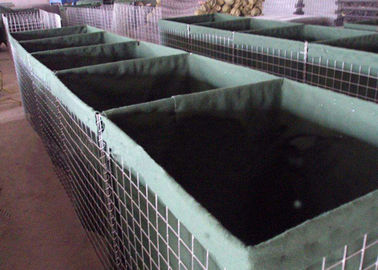 Galvanisée soudés itaire Gabion Box Sécurité itaire barrière défensive avec sable