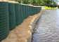 Vert ou barrières de Brown Hesco pour le mur de soutènement militaire de lutte contre protection/inondations