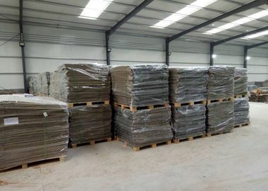 Barrière défensive soudés / bastion défensif Gabion Mesh Box avec géotextile brun pour l'armée