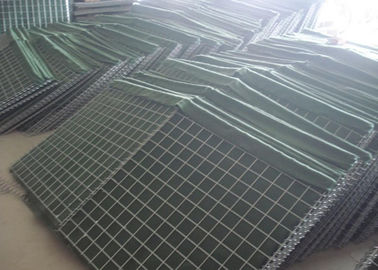 Barrière de bastion défensif itaire ISO / boîte en gabion soudé pour un diamètre de fil de 3 à 6 mm