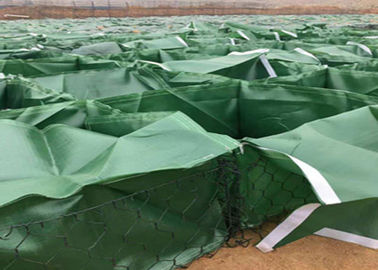 Paniers itaires de Gabion en métal de Galfan de soute de sacs géotechniques de pp