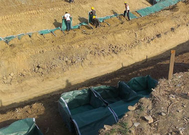 Paniers itaires de Gabion en métal de Galfan de soute de sacs géotechniques de pp