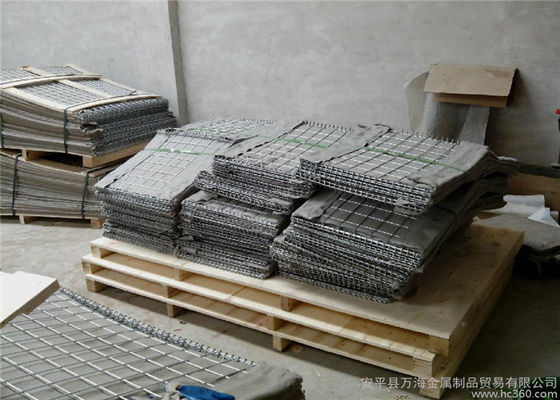 Boîtes en gabion galvanisées / revêtues de PVC à haute efficacité