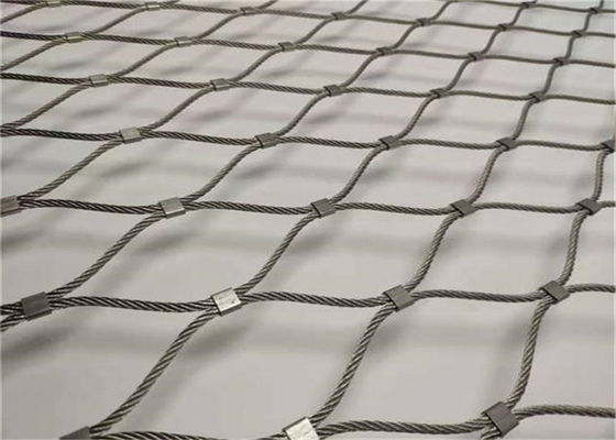 câble flexible Mesh Netting For Stair Railing de l'acier inoxydable 7x19