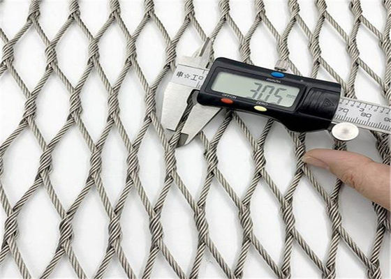 corde en acier Mesh For Animal Enclosure d'ODM 304 316l