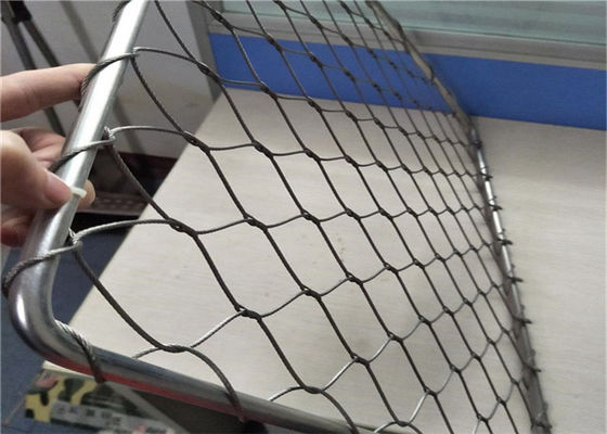 Maille de câble métallique d'acier inoxydable de la catégorie 7x19 d'OEM 316