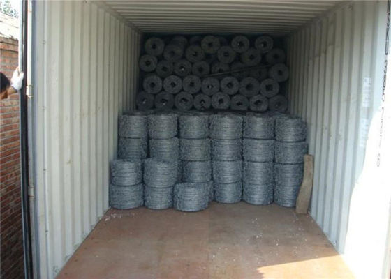 Double brin 3.2mm Dia Concertina Razor Wire Coil