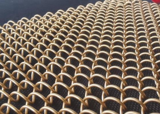 Rideau décoratif de cuisson en Mesh Shiny Silver Metal Coil de fil de vernis