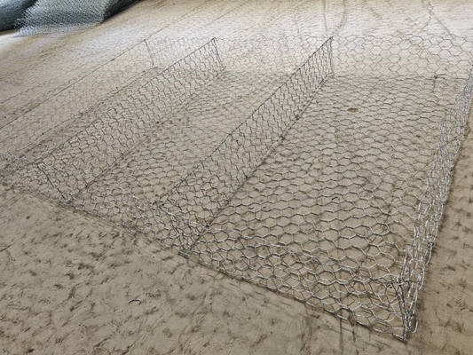 Corbeilles galvanisées en gabion pour la protection des berges et des pentes