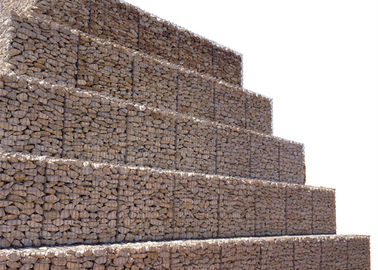 Assemblage simple adapté aux besoins du client en pierre de la taille Nova-018 de mur de soutènement de panier de barrières