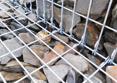 Mur de soutènement en pierre galvanisé de grillage diamètre de fil de 3,0 - 6,0 limètres